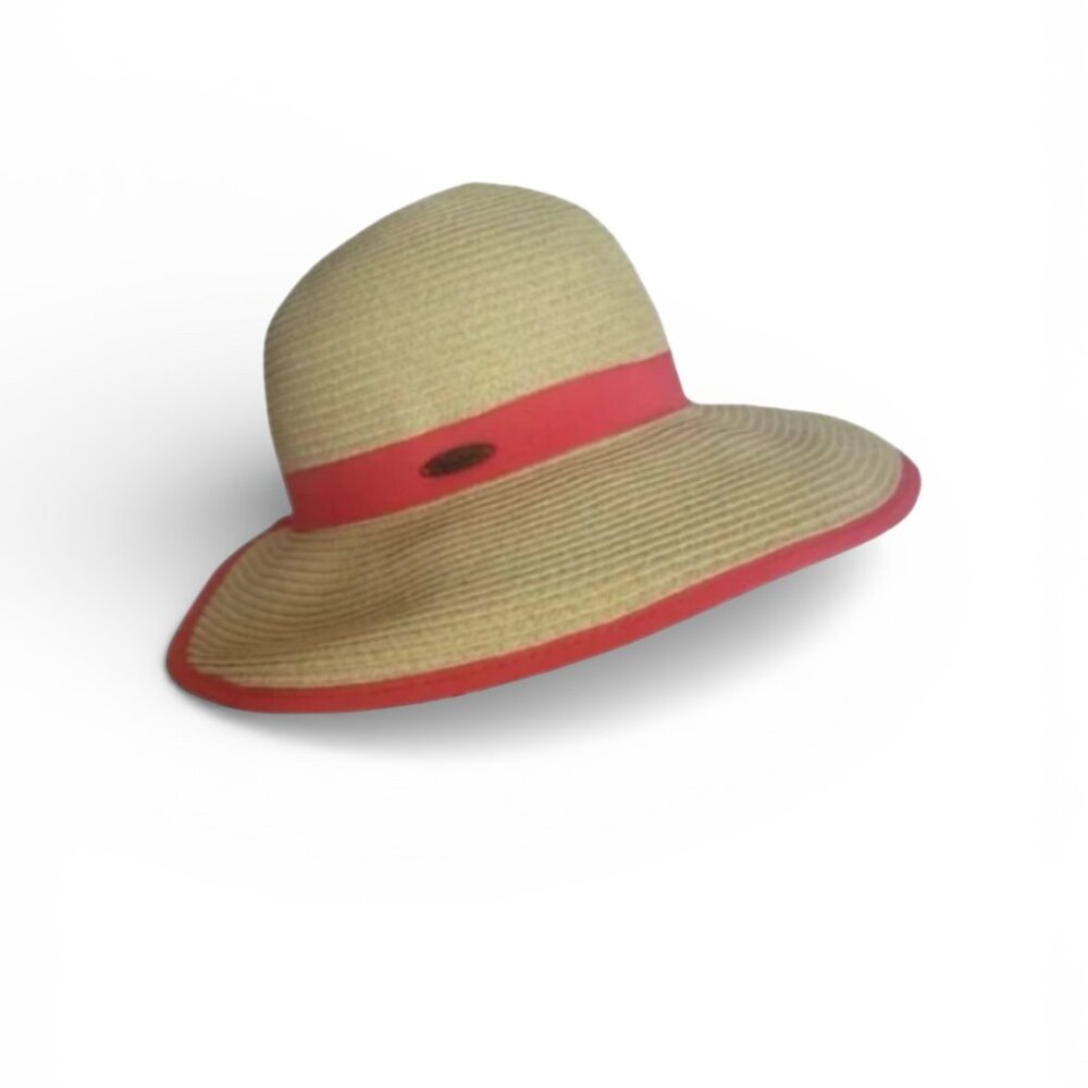 Panama Jack floppy‎ backless sun hat 3.5” brim #252K